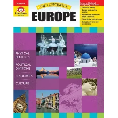 7 Continents: Europe, Grade 4 - 6 Teacher Resource