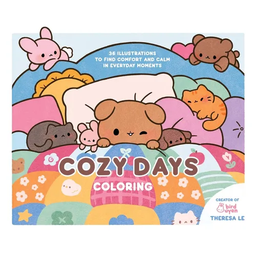 Cozy Days Coloring: 36 Illustrations to Find Comfort and Calm in Everyday Moments