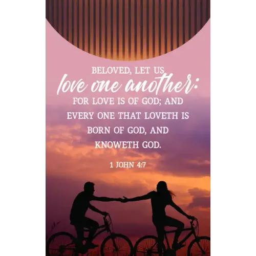General Worship Bulletin: Let Us Love (Package of 100): 1 John 4:7 (Kjv)