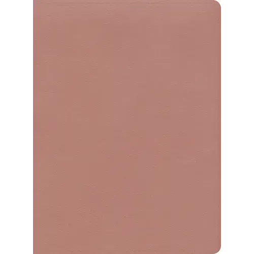 CSB Study Bible, Rose Gold Leathertouch, Indexed