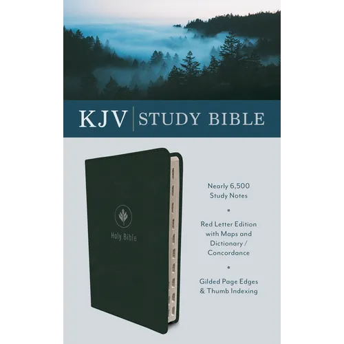 The KJV Study Bible (Indexed) [Evergreen Fog]