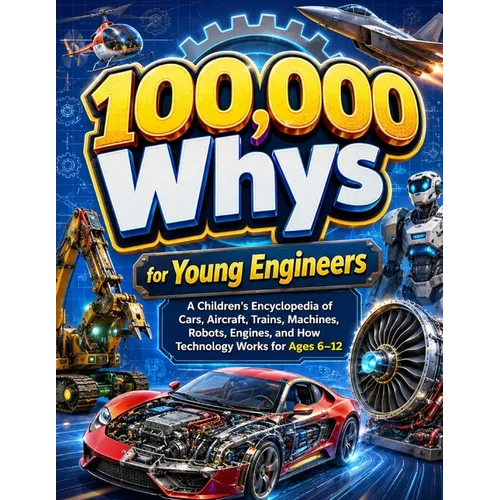 100,000 Whys for Young Engineers: A Children's Encyclopedia of Cars, Aircraft, Trains, Machines, Robots, Engines, and How Technology Works for Ages 6-
