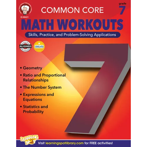 Common Core Math Workouts, Grade 7
