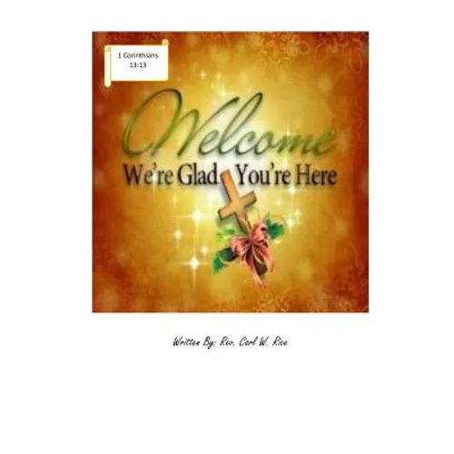 Welcome Home We're Glad You're Here
