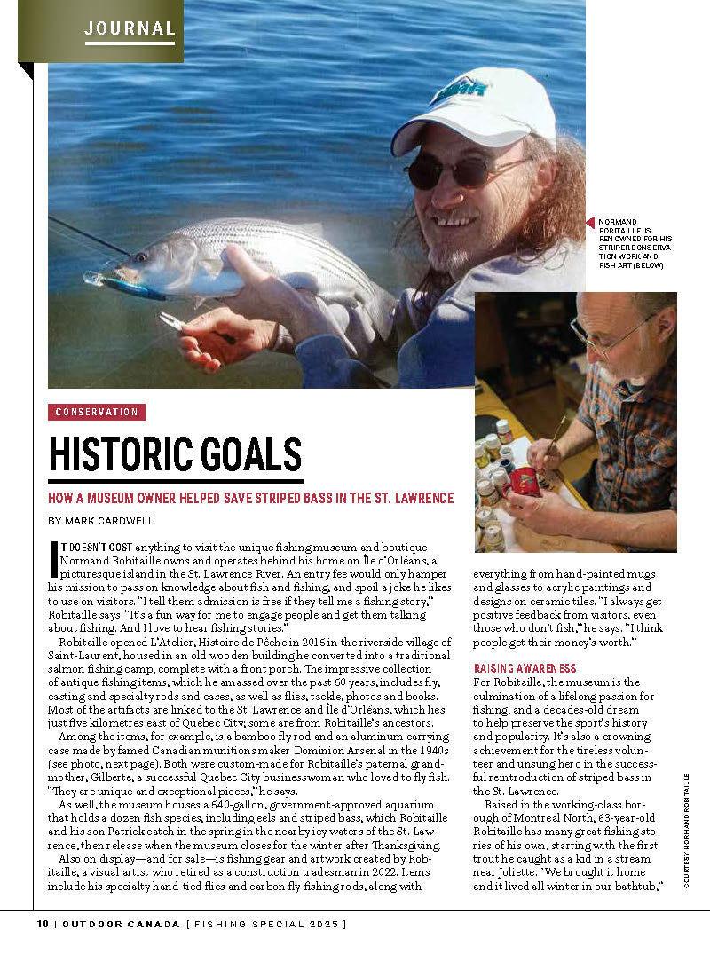 Outdoor Canada - Fishing Special 2025: Top New Tackle Guide, Hot Spots, Angler Utopia, The Great Forward-Facing Sonar Debate, Catching Canada's Northern Trophies Strategies, Gear, Trends & More!