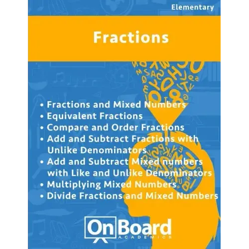 Fractions: Fractions & Mixed Numbers, Equivalent Fractions, Compare & Order Fractions, Add & Subtract Fractions w/ unlike denomin