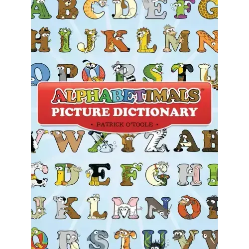 Alphabetimals Picture Dictionary Coloring Book
