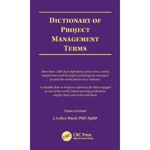 Dictionary of Project Management Terms