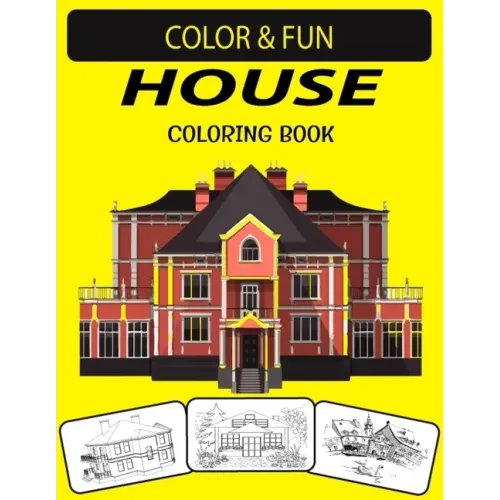 House Coloring Book: An Adult House Coloring Book with Beautifully Decorated Houses for Relaxation
