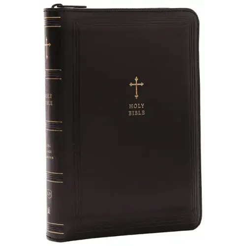 KJV Holy Bible: Compact with 43,000 Cross References, Black Leathersoft with Zipper, Red Letter, Comfort Print: King James Version