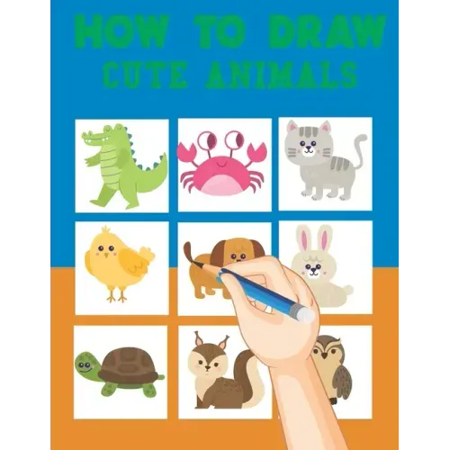 how to draw cute animals: learn to draw books for kids 9-12, how to draw a unicorn and other cute animals