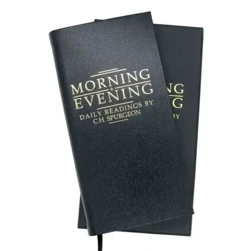 Morning and Evening Black Leather: Daily Readings by C. H. Spurgeon
