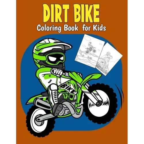 Dirt Bike Coloring Book For Kids