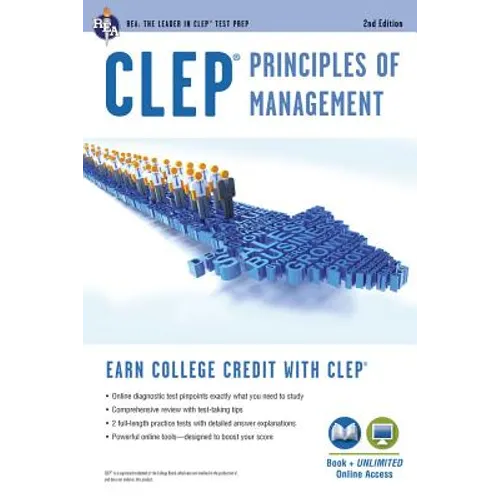 Clep(r) Principles of Management Book + Online