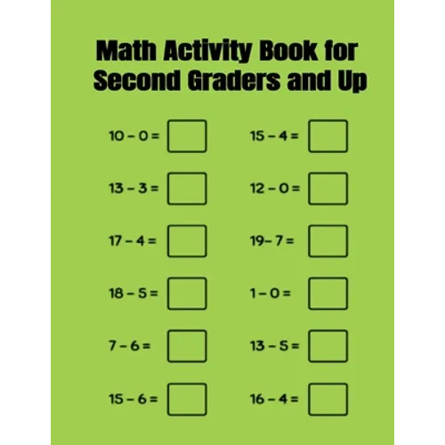 Math Activity Book for Second Graders and Up