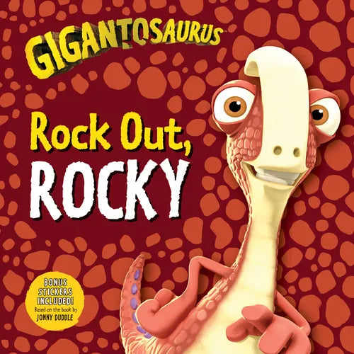 Gigantosaurus: Rock Out, Rocky: (A Dinosaur Adventure Book about Friendship and Teamwork for Toddlers, Preschoolers, and Kids Ages 3-7 - Includes Stic
