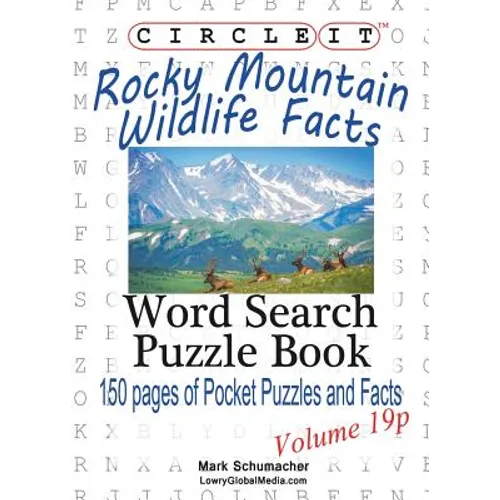 Circle It, Rocky Mountain Wildlife Facts, Pocket Size, Word Search, Puzzle Book