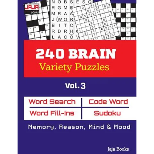 240 BRAIN Variety Puzzles: Vol. 3