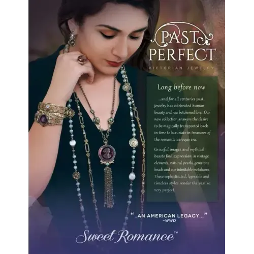 Past Perfect Victorian Jewelry: Sweet Romance antique jewelry collection Past Perfect explores Victorian and Baroque period jewelry styles. This catal