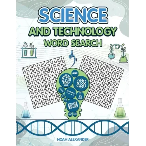 Science and Technology Word Search: 8.5x11 Large Print