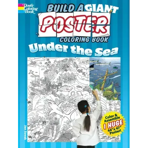 Build a Giant Poster Coloring Book -- Under the Sea