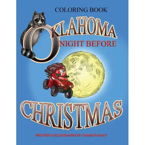 Oklahoma Night Before Christmas Coloring Book