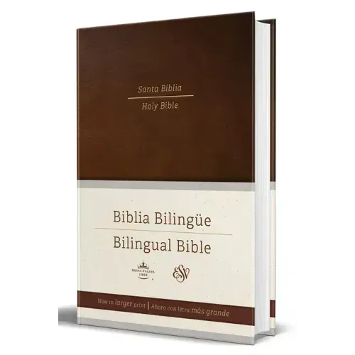 Biblia Bilingüe Reina Valera 1960/ ESV Spanish/English Parallel Bible (English and Spanish Edition): Brown Hardcover