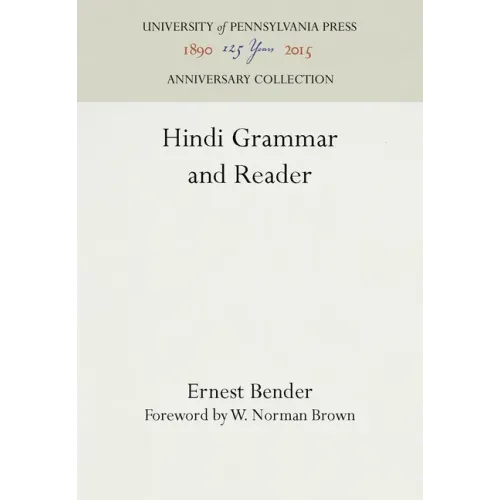 Hindi Grammar and Reader