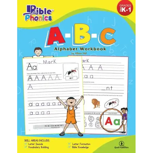 Bible Phonics: A-B-C Alphabet Workbook