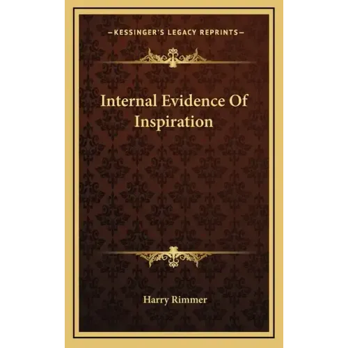 Internal Evidence of Inspiration