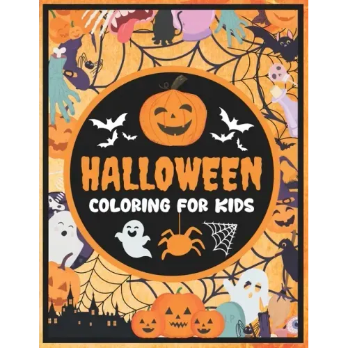Halloween Coloring for Kids: Wonderful Spooky Monsters Coloring Book For Kids. Happy Halloween!