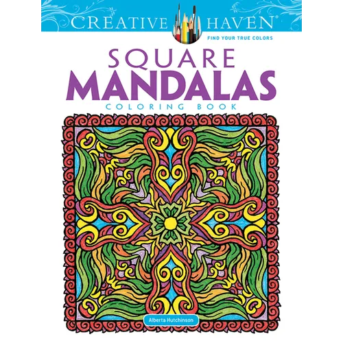 Creative Haven Square Mandalas Coloring Book