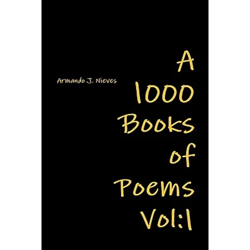 A 1000 books of poems