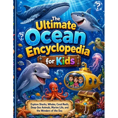 The Ultimate Ocean Encyclopedia for Kids: Explore Sharks, Whales, Coral Reefs, Deep-Sea Animals, Marine Life, and the Wonders of the Sea