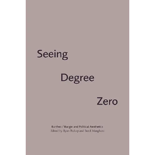Seeing Degree Zero: Barthes/Burgin and Political Aesthetics
