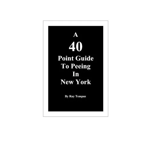 A 40 Point Guide to Peeing in New York
