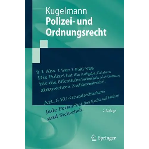 Polizei- Und Ordnungsrecht