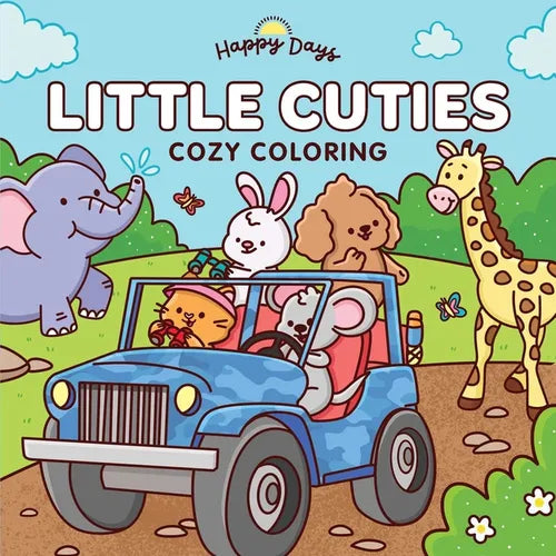 Little Cuties: Cozy Coloring: Sweet and Simple Coloring for Adults and Kids