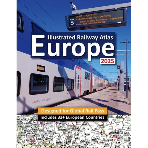 Interrail/Eurail Icon Illustrated Railway Atlas - Global Pass Edition