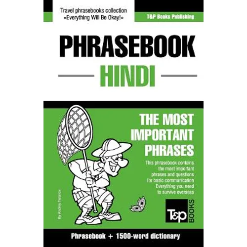 English-Hindi phrasebook and 1500-word dictionary