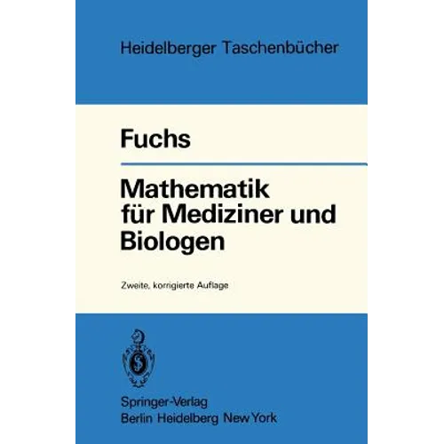Mathematik Für Mediziner Und Biologen