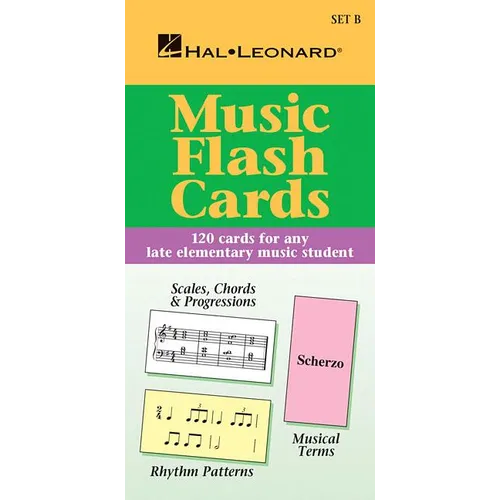 Music Flash Cards - Set B: Hal Leonard Student Piano Library