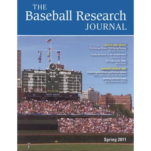 Baseball Research Journal (Brj), Volume 40 #1