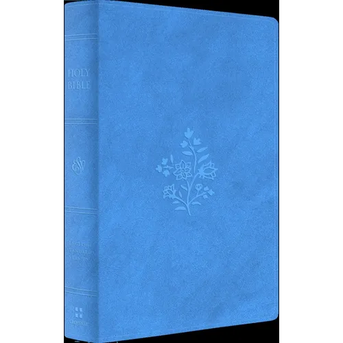 ESV Giant Print Personal Size Bible (Trutone, Nubuck Caramel, Wildflower Design)