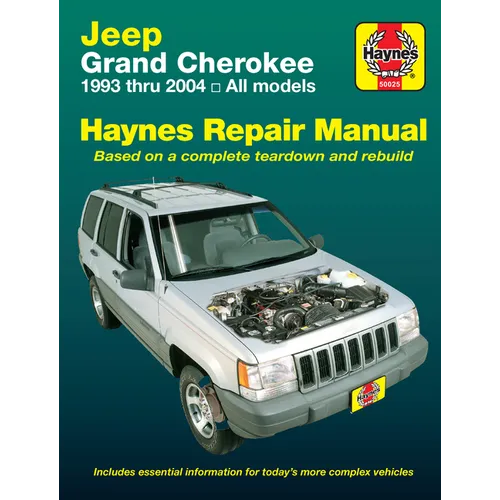 Jeep Grand Cherokee 1993 Thru 2004 Haynes Repair Manual: All Models