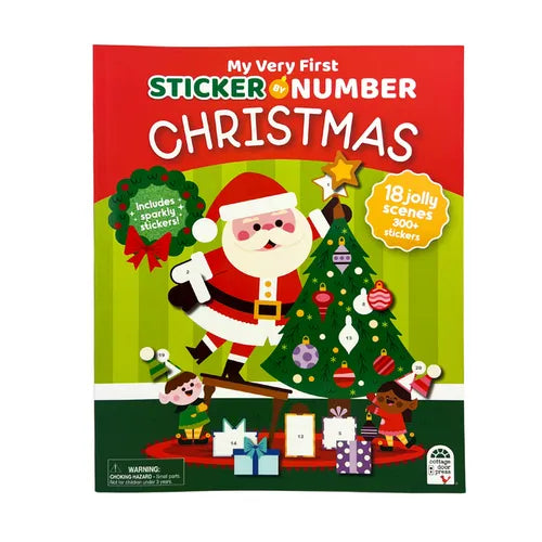 My Very First Sticker by Number Christmas