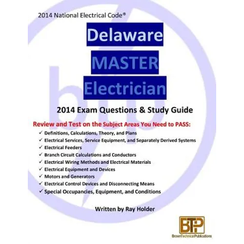 Delaware 2014 Master Electrician Study Guide