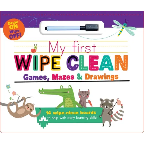 My First Wipe Clean: Games, Mazes & Drawings