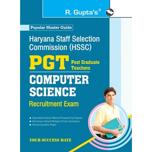 Haryana Staff Selection Commission (HSSC): PGT Computer Science Recruitmet Exam Guide