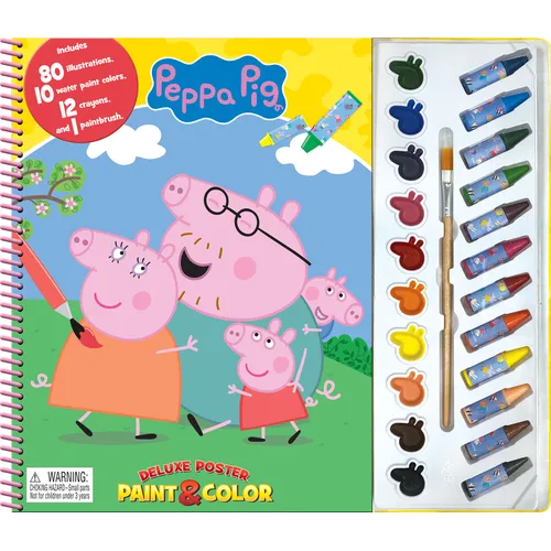 Eone Peppa Pig Deluxe Poster Paint & Color